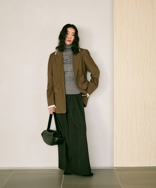 オーバーショルダーテーラードジャケット collab オーバーショルダーテーラードジャケット