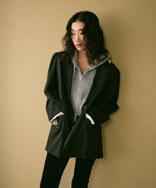 セール】Over shoulder jacket / オーバーショルダージャケット