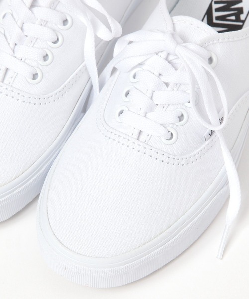 studio CLIP(スタディオクリップ)の「【daily CLIP】VANS Authentic(スニーカー・レディース・ホワイト/ブラック・MEDIUM/LARGE)」の12枚目の写真