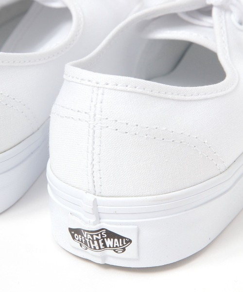 studio CLIP(スタディオクリップ)の「【daily CLIP】VANS Authentic(スニーカー・レディース・ホワイト/ブラック・MEDIUM/LARGE)」の13枚目の写真
