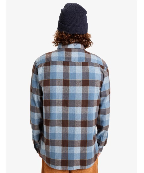 Quiksilver(クイックシルバー)の「MOTHERFLY PLAID LS S /クイックシルバーチェック柄長袖シャツ(シャツ/ブラウス・メンズ・ブラウン/ブルー/ホワイト・LARGE/X-LARGE/MEDIUM)」の18枚目の写真