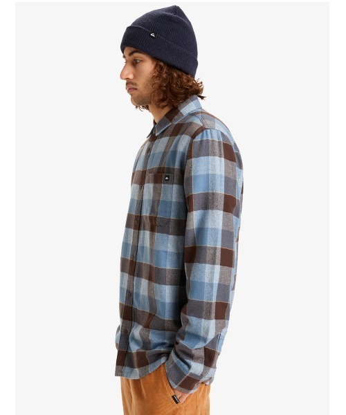 Quiksilver(クイックシルバー)の「MOTHERFLY PLAID LS S /クイックシルバーチェック柄長袖シャツ(シャツ/ブラウス・メンズ・ブラウン/ブルー/ホワイト・LARGE/X-LARGE/MEDIUM)」の19枚目の写真