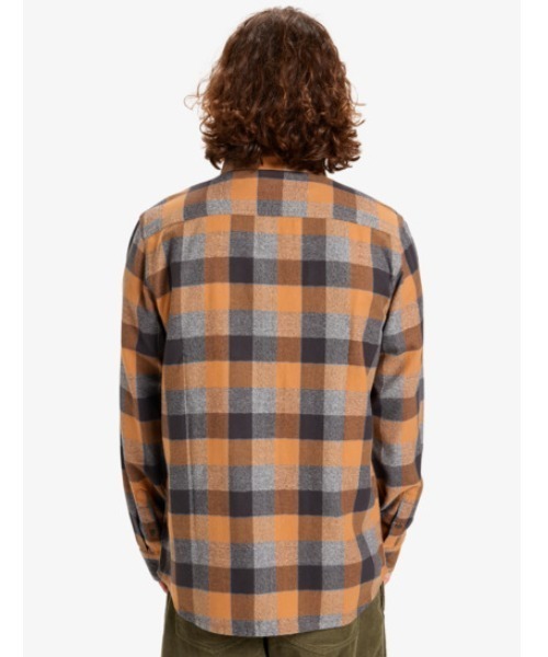 Quiksilver(クイックシルバー)の「MOTHERFLY PLAID LS S /クイックシルバーチェック柄長袖シャツ(シャツ/ブラウス・メンズ・ブラウン/ブルー/ホワイト・LARGE/X-LARGE/MEDIUM)」の11枚目の写真