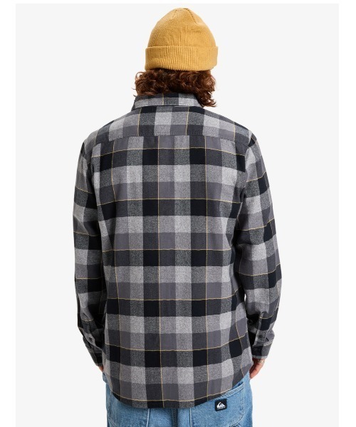Quiksilver(クイックシルバー)の「MOTHERFLY PLAID LS S /クイックシルバーチェック柄長袖シャツ(シャツ/ブラウス・メンズ・ブラウン/ブルー/ホワイト・LARGE/X-LARGE/MEDIUM)」の4枚目の写真
