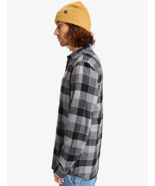 Quiksilver(クイックシルバー)の「MOTHERFLY PLAID LS S /クイックシルバーチェック柄長袖シャツ(シャツ/ブラウス・メンズ・ブラウン/ブルー/ホワイト・LARGE/X-LARGE/MEDIUM)」の5枚目の写真