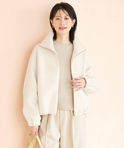 VERY×UNFILOコラボ】BEAUTY FORM JERSEY+ ZIPブルゾン（ブルゾン