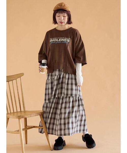 ehka sopo(エヘカソポ)の「厚底サボ(ブーツ・レディース・ブラウン/オフホワイト/ブラック・L/M)」の17枚目の写真