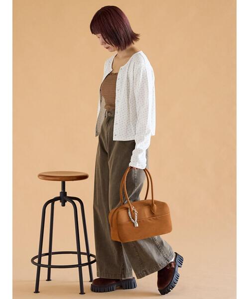 ehka sopo(エヘカソポ)の「厚底サボ(ブーツ・レディース・ブラウン/オフホワイト/ブラック・L/M)」の13枚目の写真