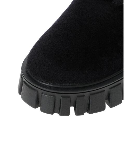 ehka sopo(エヘカソポ)の「厚底サボ(ブーツ・レディース・ブラウン/オフホワイト/ブラック・L/M)」の7枚目の写真