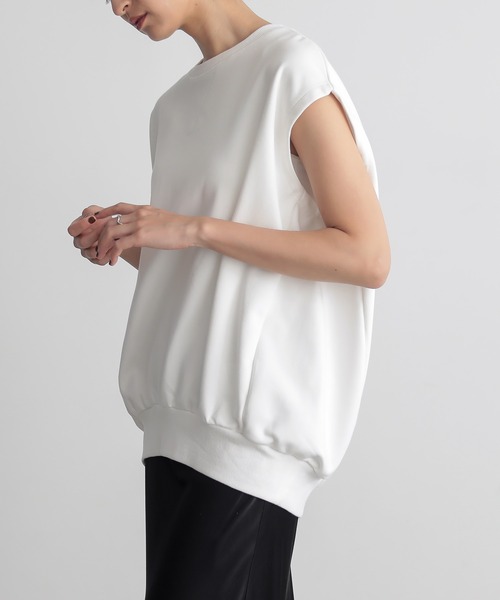 セール】裏毛スウェットベスト【サスティナブル】（ベスト）｜for/c