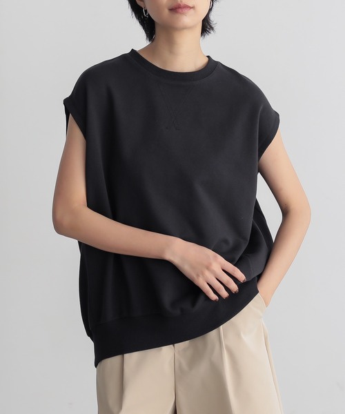 セール】裏毛スウェットベスト【サスティナブル】（ベスト）｜for/c