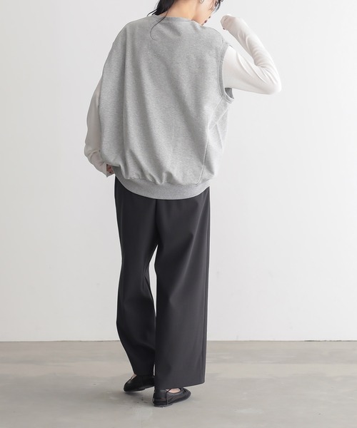 パラスパレス十日 2023SS コットンリネン裏毛 スウェットベスト パラスパレス十日 2023SS コットンリネン裏毛 スウェットベスト pal