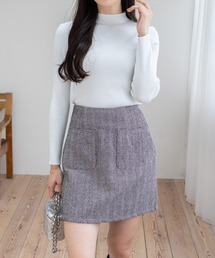 clear | ハイゲージラメニットトップス[カジュアル 着回し抜群 大人]≪AW新作≫(ニット/セーター)