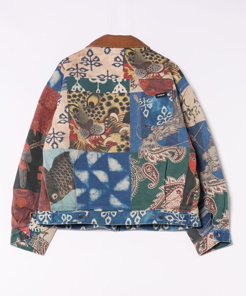 Desigual(デシグアル)の「パッチワークファブリックジャケット ユニセックス(その他アウター・メンズ・ホワイト・S/M/L/XL)」の2枚目の写真
