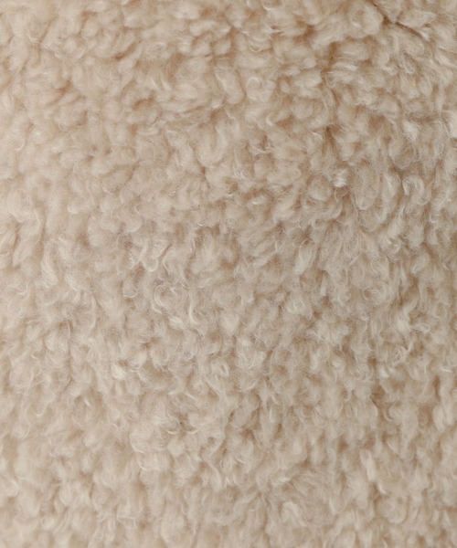 MASTER&Co（マスターアンドコー）の「【MASTER & COマスターアンドコー】2WAYボアナップザック/バッグ/ナップサック/ボア【WEB限定】（バックパック/リュック・レディース・ベージュ/ダークブラウン・フリー）」の16枚目の写真