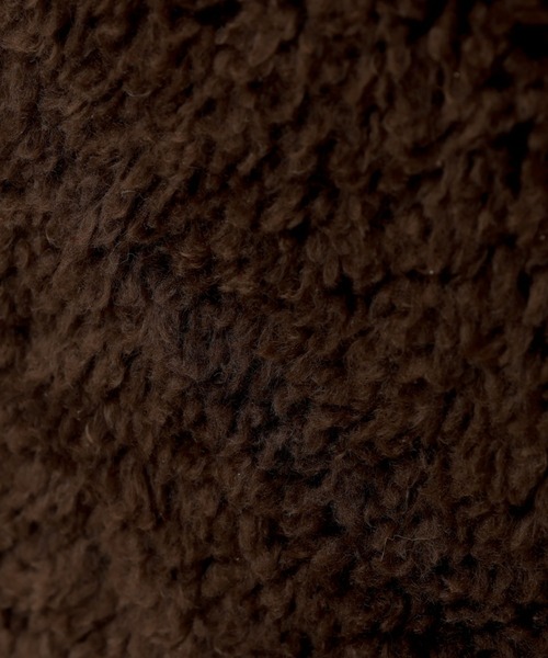 MASTER&Co（マスターアンドコー）の「【MASTER & COマスターアンドコー】2WAYボアナップザック/バッグ/ナップサック/ボア【WEB限定】（バックパック/リュック・レディース・ベージュ/ダークブラウン・フリー）」の11枚目の写真