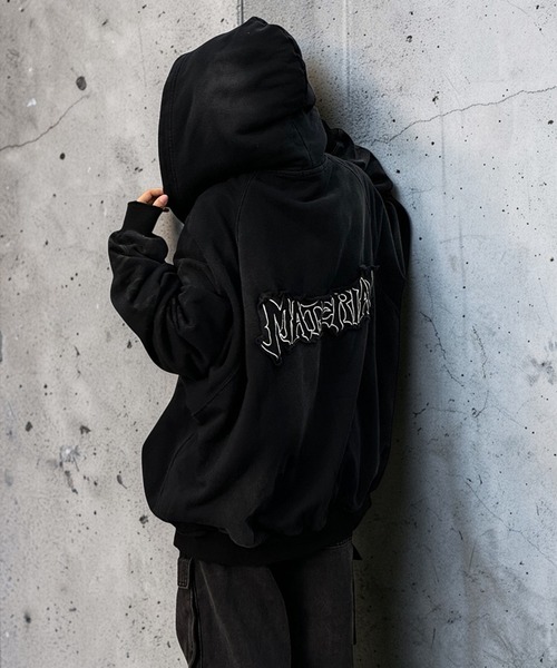 mushwear(マッシュウェア)の「マッドダイパーカー(パーカー・メンズ・ブラック/アイボリー・XX-LARGE/MEDIUM/X-LARGE/LARGE)」の1枚目の写真