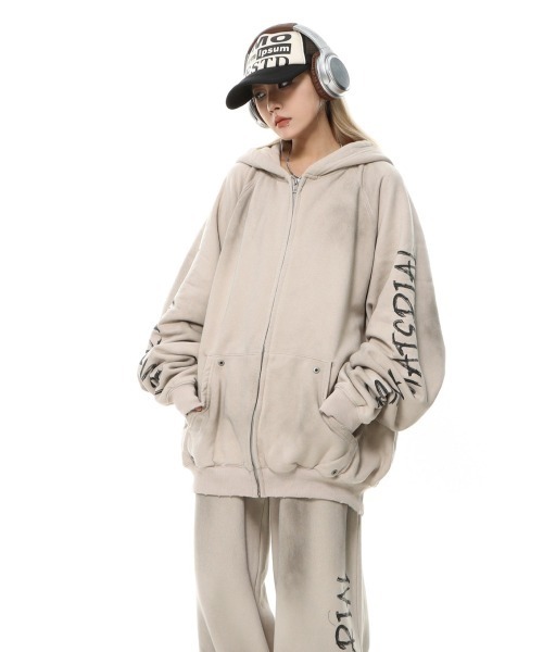 mushwear(マッシュウェア)の「マッドダイパーカー(パーカー・メンズ・ブラック/アイボリー・XX-LARGE/MEDIUM/X-LARGE/LARGE)」の11枚目の写真