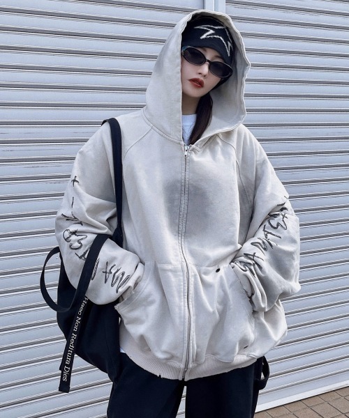 mushwear(マッシュウェア)の「マッドダイパーカー(パーカー・メンズ・ブラック/アイボリー・XX-LARGE/MEDIUM/X-LARGE/LARGE)」の19枚目の写真