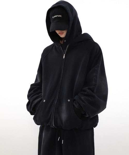 mushwear(マッシュウェア)の「マッドダイパーカー(パーカー・メンズ・ブラック/アイボリー・XX-LARGE/MEDIUM/X-LARGE/LARGE)」の3枚目の写真