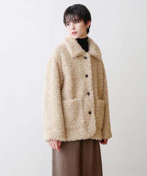 URBAN RESEARCH ファーコート ECOPELカーリーファーコート（その他アウター）｜URBAN RESEARCH