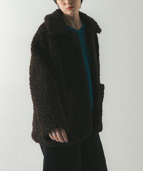 URBAN RESEARCH ファーコート ECOPELカーリーファーコート（その他アウター）｜URBAN RESEARCH