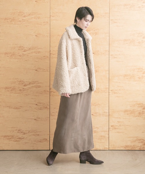 URBAN RESEARCH ファーコート URBAN RESEARCH(アーバンリサーチ)の「ECOPELカーリーファー