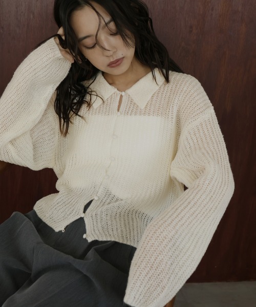 オーダー完成サンプル⭐︎このページからもオーダー可能◎ セール】《JaVa ジャバコラボ》ほろ甘コーデに。6色展開ローゲージプル