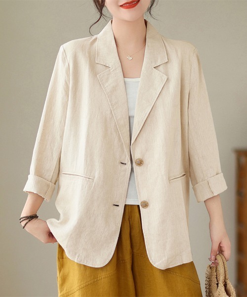 セール】ダブルボタンテーラードジャケット（テーラードジャケット