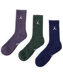 JORDAN BRAND(ジョーダンブランド)のJORDAN BRAND U J ED CUSH POLY CREW 3PR 144 / ジョーダン ブランド ジョーダン ED CUSH POLY クルー ソックス 3PR 144 / NIKE【SP】(ソックス/靴下)