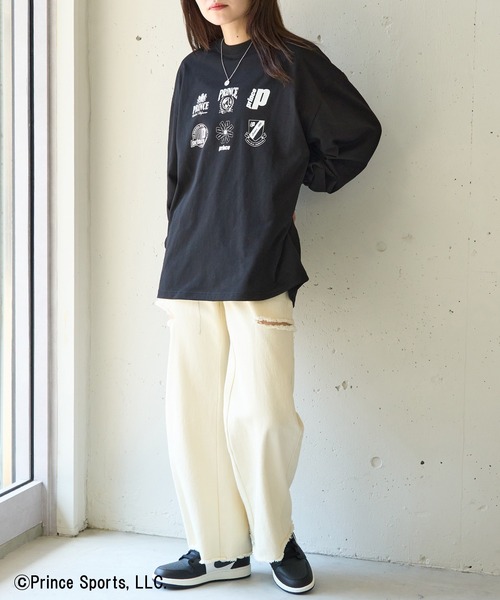 PRINCE（プリンス）の「【Prince】Prince ARCHIVE LOGO Long Sleeve Tee（Tシャツ/カットソー・メンズ・グレー/グリーン/ホワイト/ブラック・L/M/S/XS/XL）」の20枚目の写真