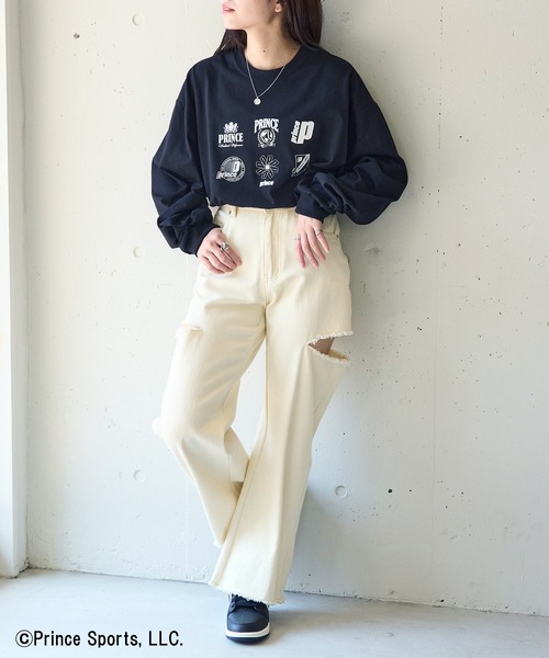 PRINCE（プリンス）の「【Prince】Prince ARCHIVE LOGO Long Sleeve Tee（Tシャツ/カットソー・メンズ・グレー/グリーン/ホワイト/ブラック・L/M/S/XS/XL）」の19枚目の写真