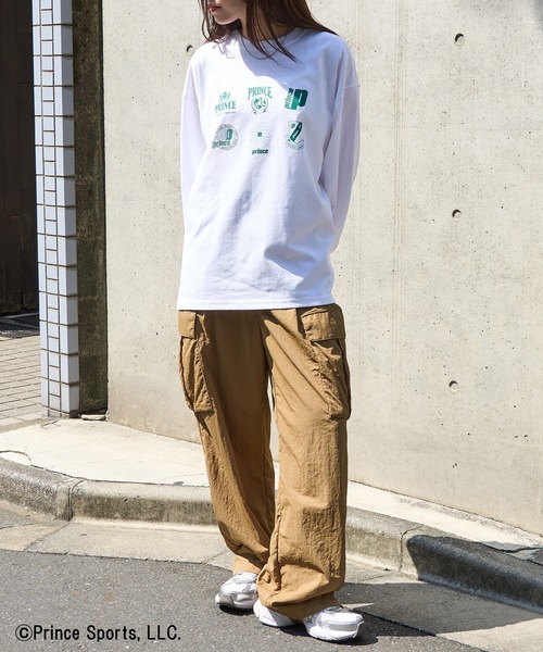 PRINCE（プリンス）の「【Prince】Prince ARCHIVE LOGO Long Sleeve Tee（Tシャツ/カットソー・メンズ・グレー/グリーン/ホワイト/ブラック・L/M/S/XS/XL）」の11枚目の写真