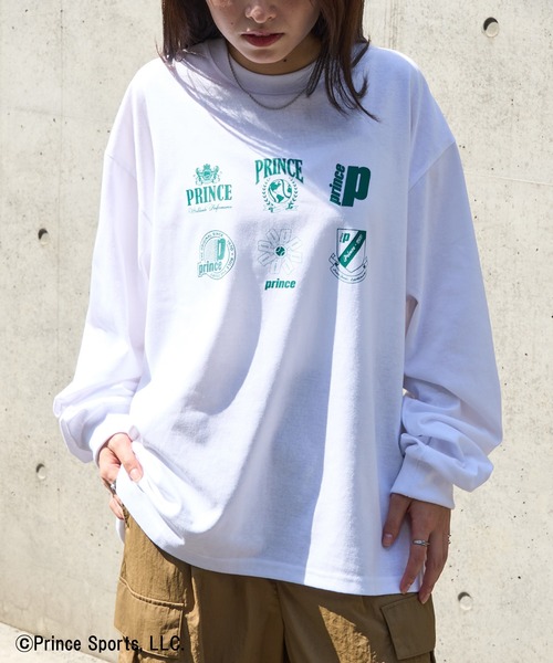 PRINCE（プリンス）の「【Prince】Prince ARCHIVE LOGO Long Sleeve Tee（Tシャツ/カットソー・メンズ・グレー/グリーン/ホワイト/ブラック・L/M/S/XS/XL）」の6枚目の写真