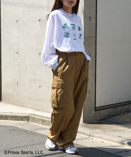 PRINCE（プリンス）の「【Prince】Prince ARCHIVE LOGO Long Sleeve Tee（Tシャツ/カットソー・メンズ・グレー/グリーン/ホワイト/ブラック・L/M/S/XS/XL）」の9枚目の写真