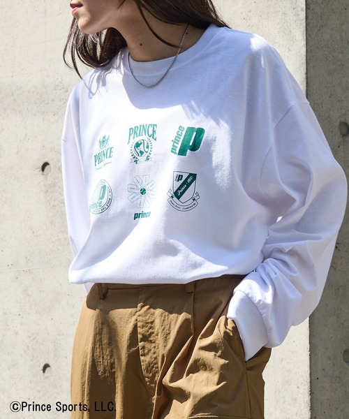 PRINCE（プリンス）の「【Prince】Prince ARCHIVE LOGO Long Sleeve Tee（Tシャツ/カットソー・メンズ・グレー/グリーン/ホワイト/ブラック・L/M/S/XS/XL）」の8枚目の写真
