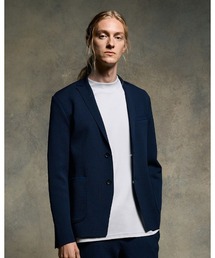 wjk（ダヴルジェイケイ）の「"function knit jacket (jacquard check)"（テーラードジャケット）」