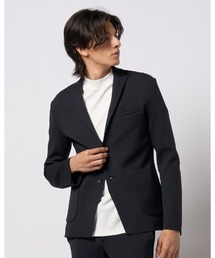wjk（ダヴルジェイケイ）の「"function knit jacket (jacquard check)"（テーラードジャケット）」