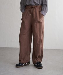ピーチワッシャーバレルパンツ