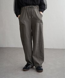 ピーチワッシャーバレルパンツ