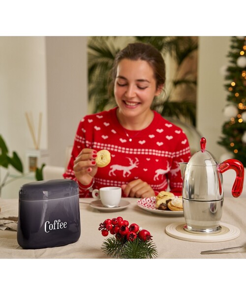 bpr BEAMS(ビーピーアール ビームス )の「guzzini/ COFFEE JAR 250g(キッチンツール・レディース・ピンク/ミント/チャコールグレー・ONE SIZE)」の4枚目の写真