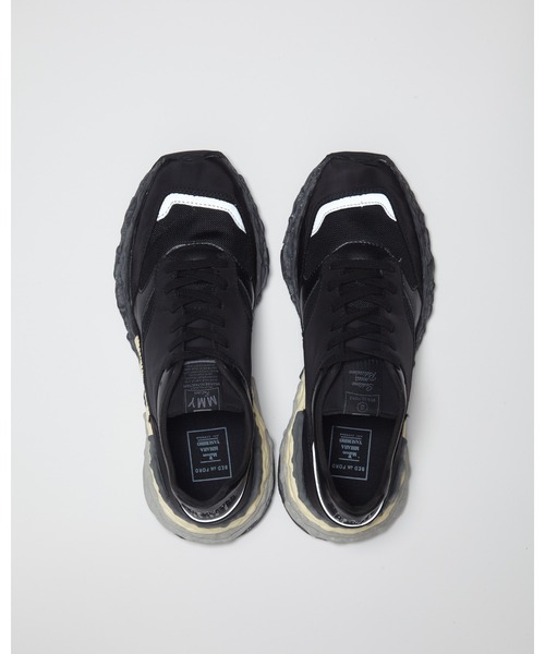 BED J.W. FORD（ベッドフォード）の「"GEORGE" OG Sole Mix Material Low-top Sneaker（スニーカー・メンズ・ブラック・40/41/42/43）」の3枚目の写真