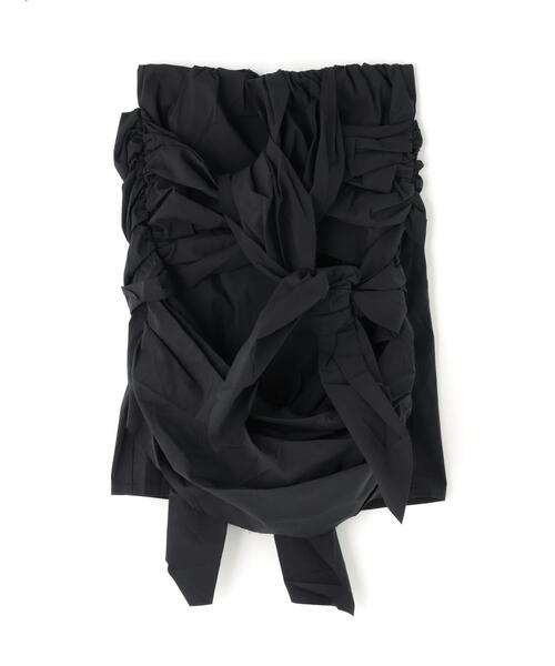 NACHE(ナチェ)の「NACHE/ナチェ/TWIST TIE MIDI SKIRT(スカート・レディース・ブラック/アイボリー・1/0)」の16枚目の写真