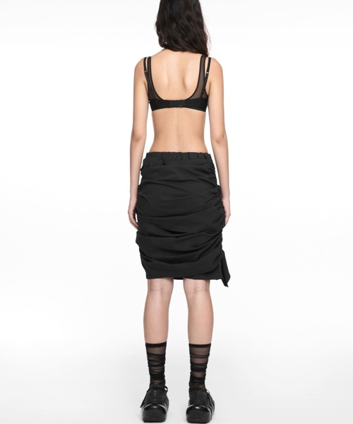 NACHE(ナチェ)の「NACHE/ナチェ/TWIST TIE MIDI SKIRT(スカート・レディース・ブラック/アイボリー・1/0)」の5枚目の写真