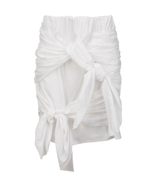 NACHE(ナチェ)の「NACHE/ナチェ/TWIST TIE MIDI SKIRT(スカート・レディース・ブラック/アイボリー・1/0)」の14枚目の写真