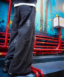 UNKNOWNLONDON/アンノウンロンドン/LHP別注 Leather Cross Buggy Pants