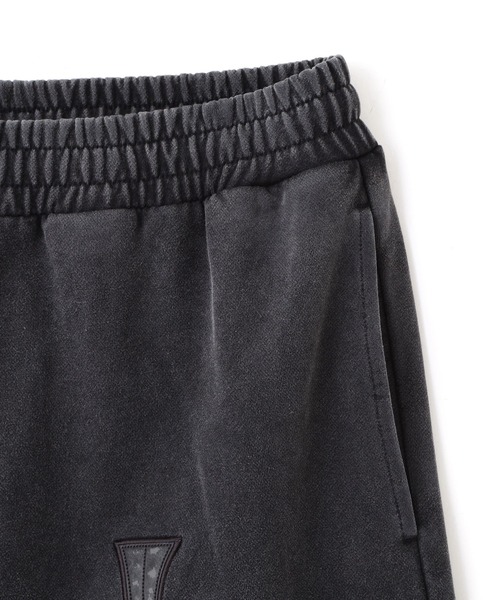 UNKNOWN LONDON(アンノウン・ロンドン)の「UNKNOWNLONDON/アンノウンロンドン/LHP別注 Leather Cross Buggy Pants(スウェットパンツ・レディース・ブラック/ホワイト・S/M/L)」の13枚目の写真