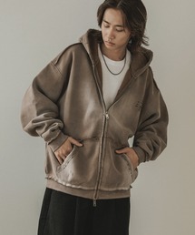 ALL RUNS（オールランズ）の「ヴィンテージ ウォッシュ加工 ダブルジップパーカー（パーカー）」