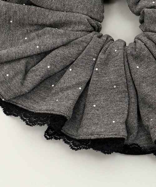 MAJESTIC LEGON（マジェスティックレゴン）の「ラインストーンシュシュ（シュシュ・レディース・ピンク/グレー/ブラック・FREE）」の10枚目の写真