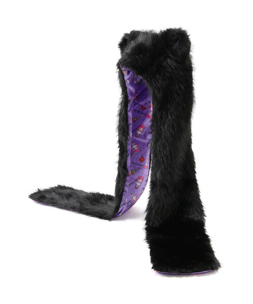 ANNA SUI NYC（アナ スイ エヌ ワイ シー）の「ANNA SUI NYC/アナ スイ エヌワイシー/『×寺田てら』TERAキャットファーマフラー/15272347（マフラー・レディース・ブラック・F）」の8枚目の写真